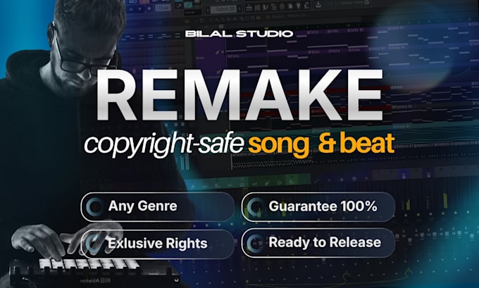 remake or recreate any beat for your song professionally