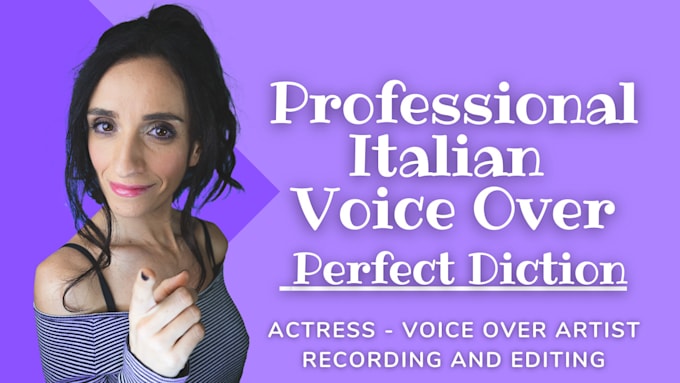record a pro italian voice over