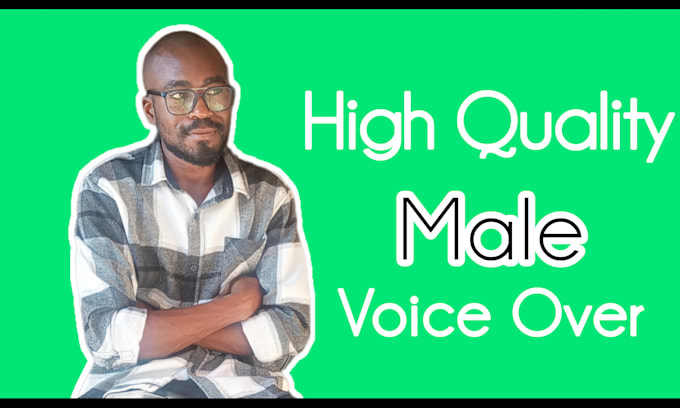 record a professional HQ male voice over