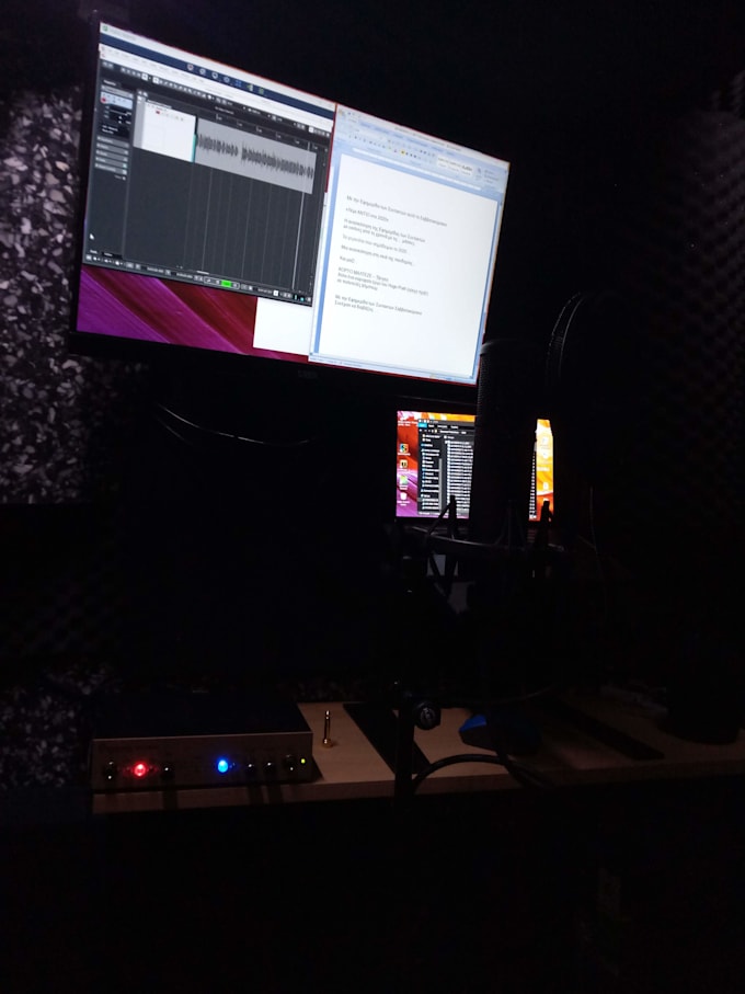 record top quality professional greek voice overs