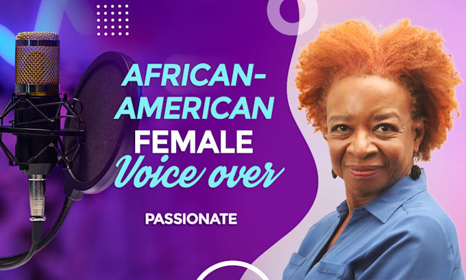 record an engaging african american voiceover