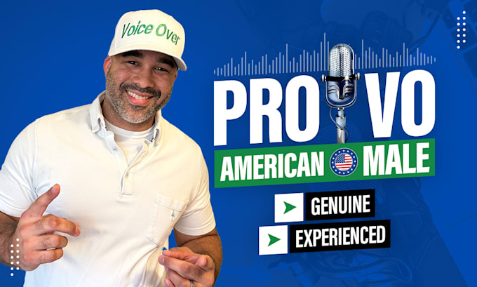 produce a voice over with broadcast quality audio
