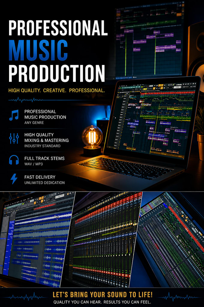 professionally produce your song in any genre