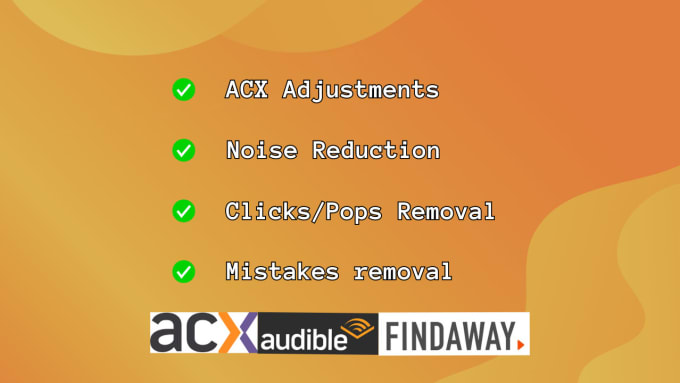 edit, clean, fix and master audio audiobooks for acx audible