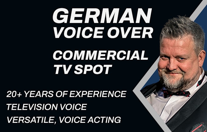 be your professional german male voice