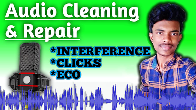 repair, cleanup, remove noise and fix your audio files