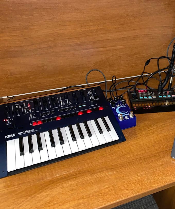 Record and write drum and synth parts for you by Calebboard Fiverr