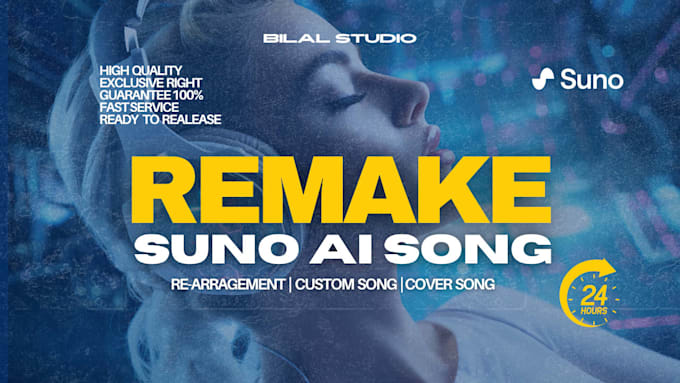 remake your suno ai song with studio quality sound