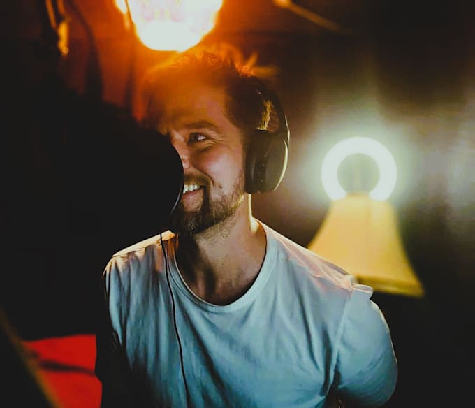 narrate your fantasy audiobook in english with a male voice