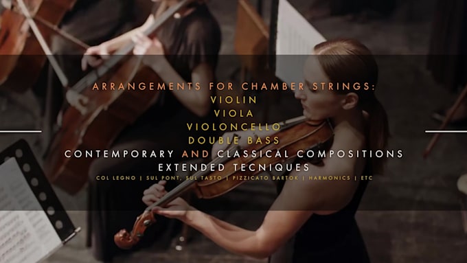 create a professional string arrangement for your song