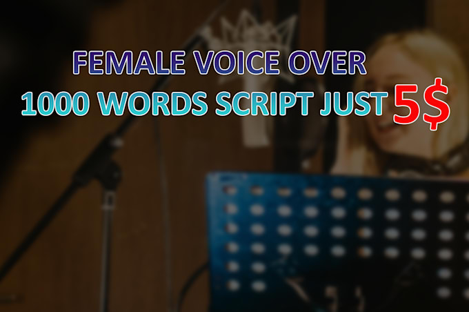 Do voice over male female teen by Prasanthbonline Fiverr