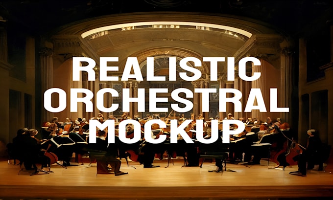 create realistic orchestral mockup for your musics