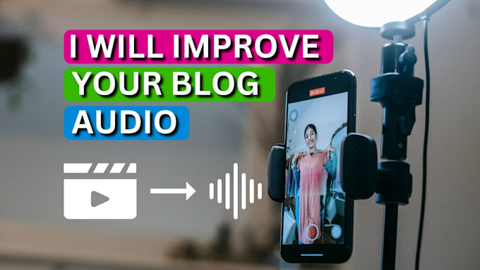 fix audio editing to remove background noise, wind, echo, repair, clean, fix