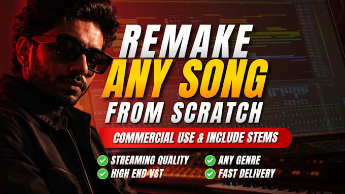 remake ai song, backing track, instrumental music any genre