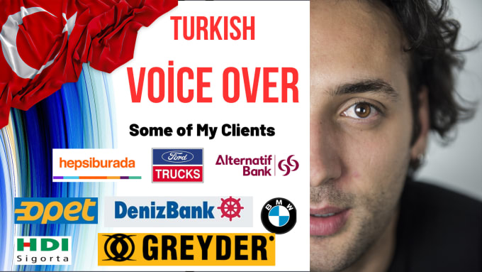 do professional high quality turkish voiceover