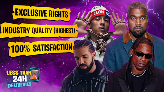 create custom trap and rap beats as a professional music producer and beat maker