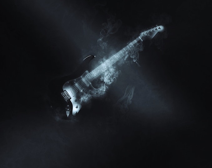 create a hard rock metal music soundtrack song or loop