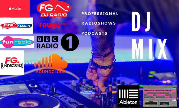 make a professional dj mix or radioshow