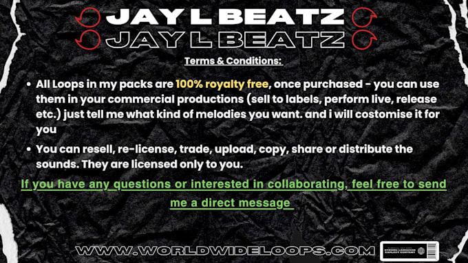 produce loops and samples customized for you