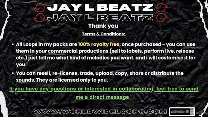 produce loops and samples customized for you