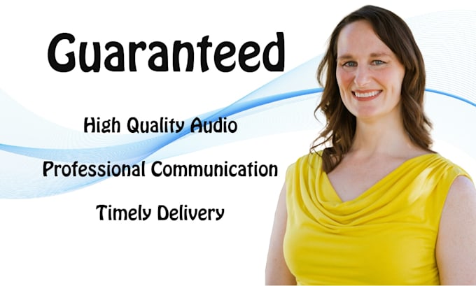record an american female voice over for elearning corporate instruction medical