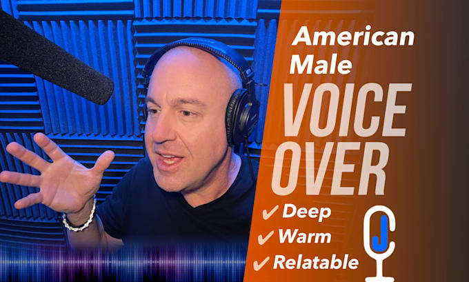 voice over lll confident lll male lll gritty lll gets attention