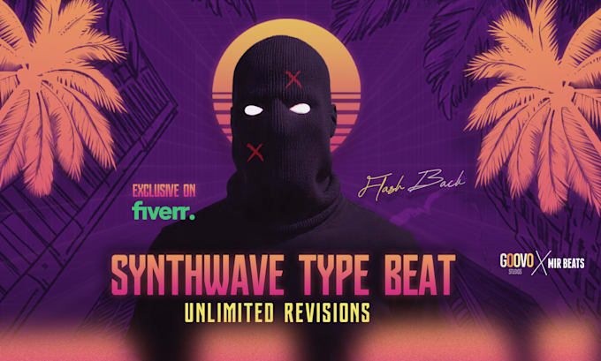 produce 80s style synthwave music type beat