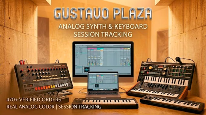 record professional analog synths and keys