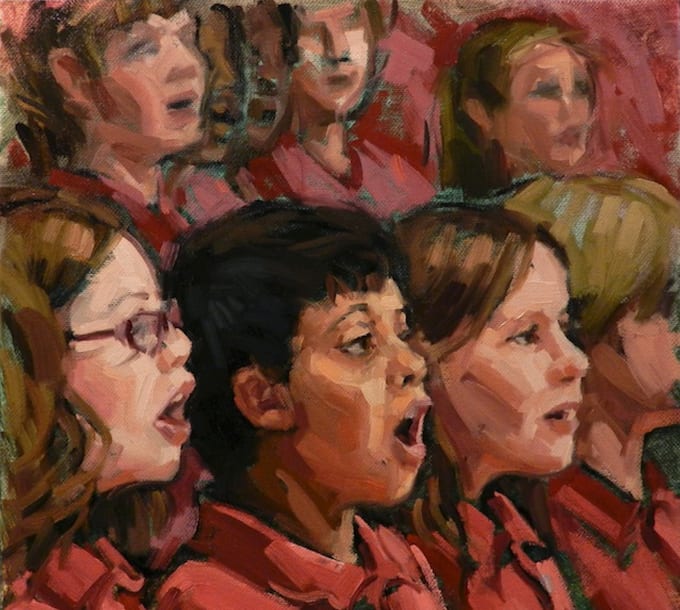 record actual children choir for your song