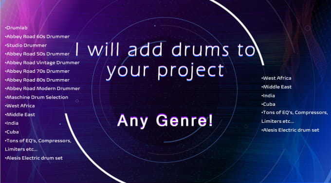 create a high quality drum section for your song