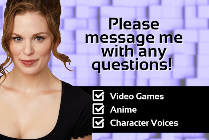 be your female voice actor for video games