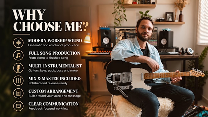 be your christian music producer for worship and gospel songs