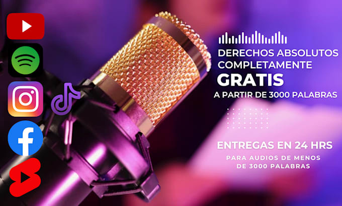 record professional spanish voice over