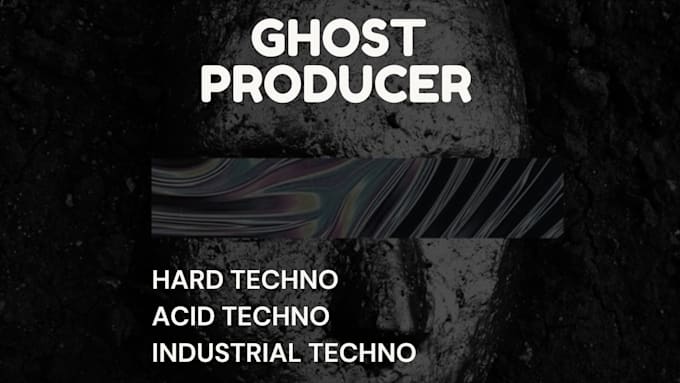 be your techno ghost producer, hard, industrial, acid techno