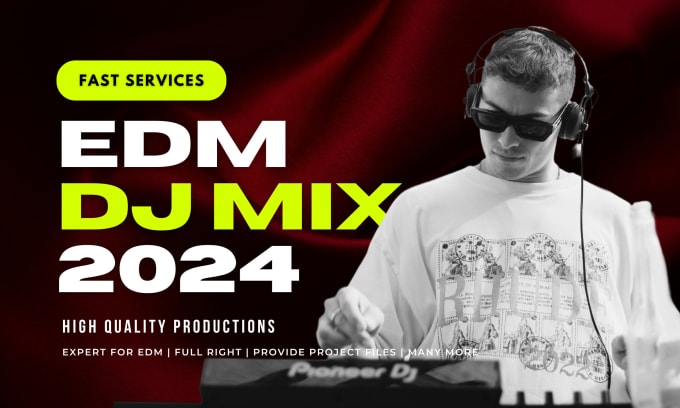 dj mix your dj set with professional mixing, high quality