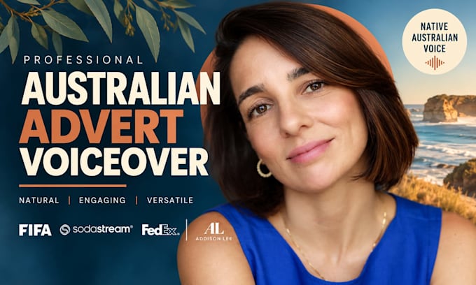 record your advertisement in an australian accent