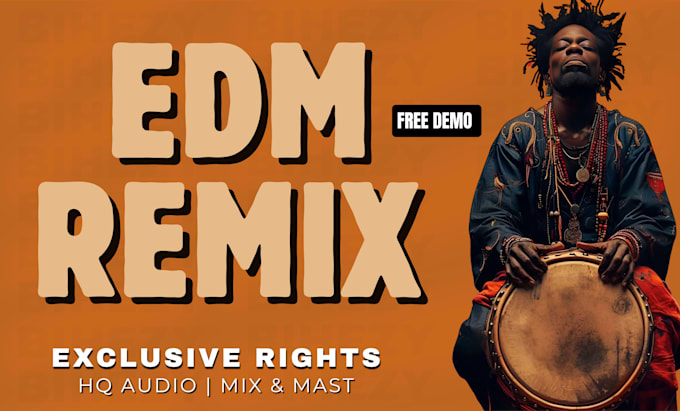 be your edm ghost producer, tech house, afro house, melodic etc