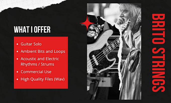 record ambient guitar music for your song or commercial