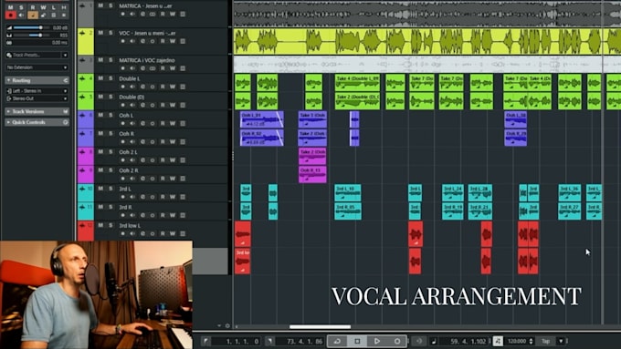 record backing vocals, harmonies or choir for your song