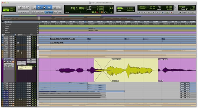 creation and editing of audios, sounds for movies, youtube
