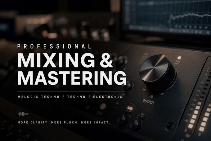 mix and master your electronic music professionally