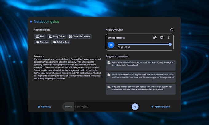 create a podcast for your services or company using ai