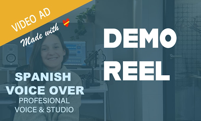 provide spanish female voice over for video ad