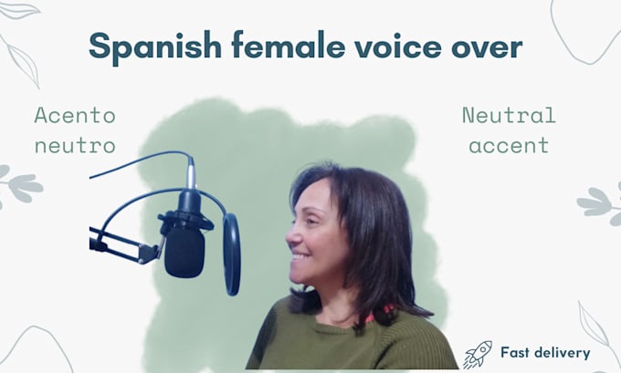be your female voiceover in spanish
