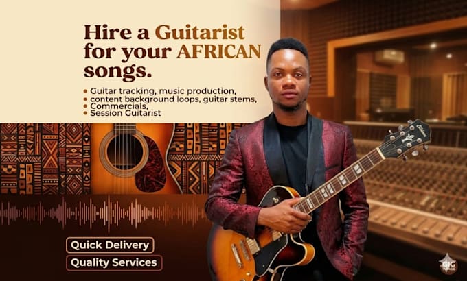 record professional gospel electric guitar as a guitarist