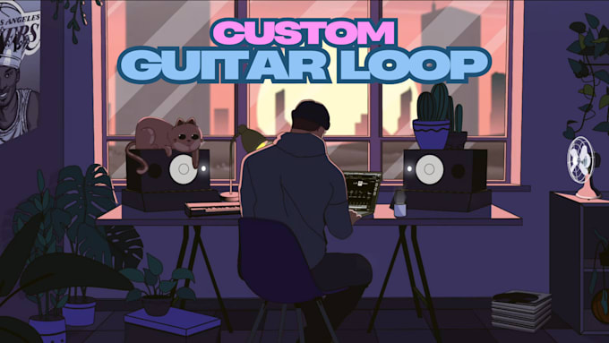 create chill electric guitar loops lo fi
