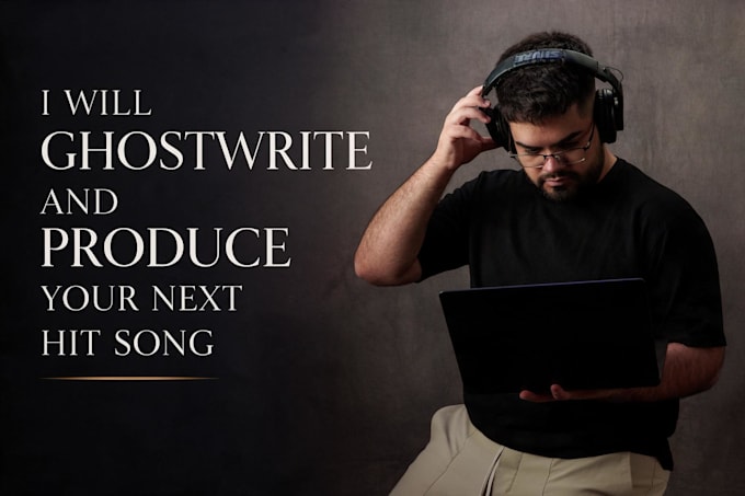 be your ghost producer and create hits for you