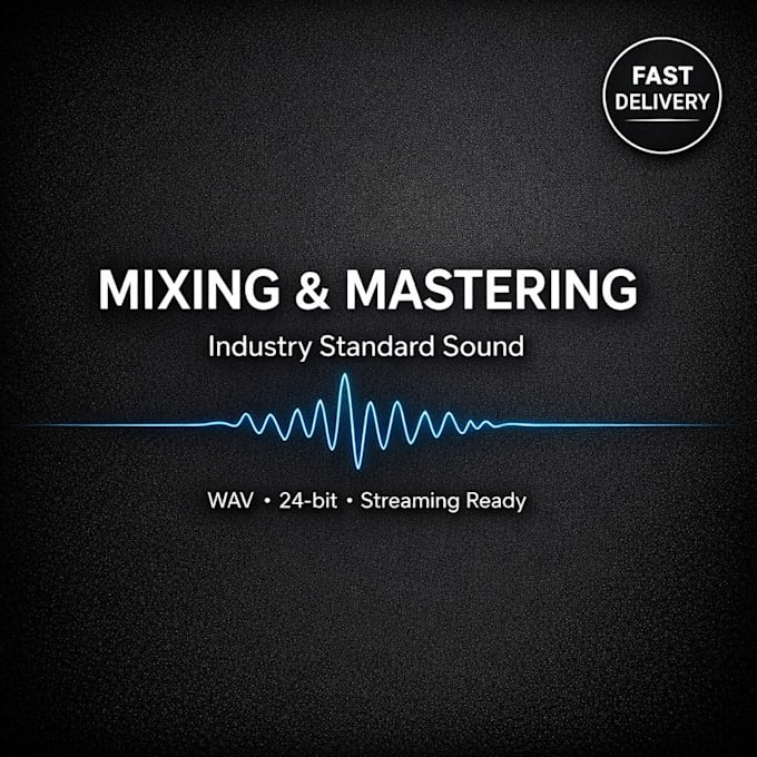 professionally mix and master your song to industry standards for spotify