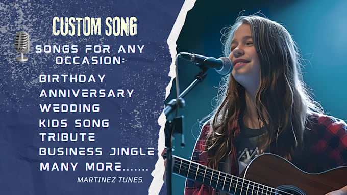 sing a custom song for your special occasion, personalized birthday songs