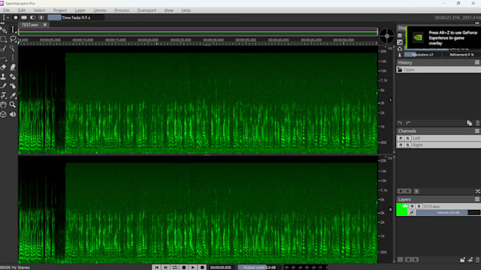 clean up your audio file